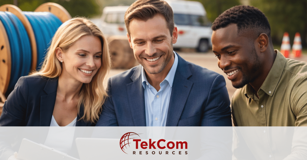 How long does it take to hire a telecom professional